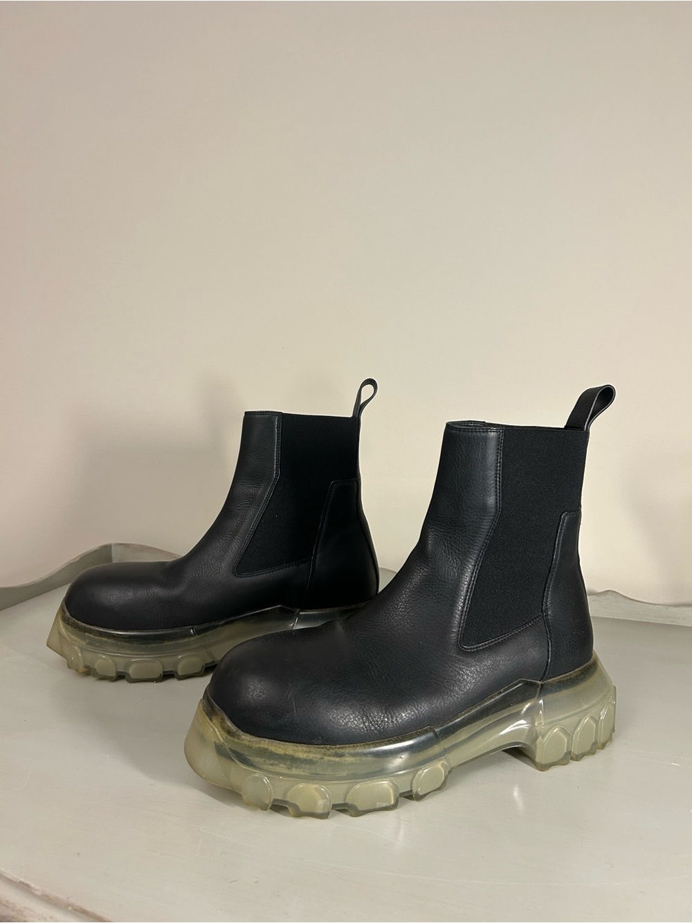 Rick Owens Beatle Bozo Tractor Chelsea Boots — SS22